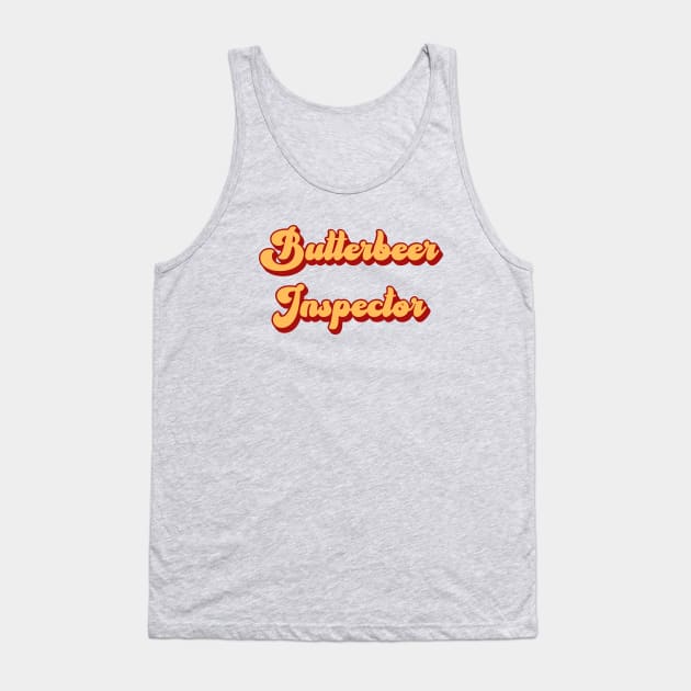 Butterbeer Inspector Tank Top by Mix Master Repeat